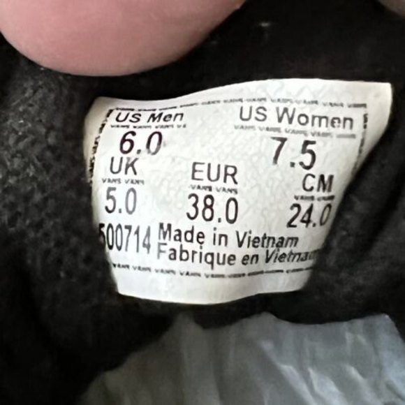 Vans Old Skool Camo Sneaker Lace Up Shoes Size M6 W7.5 Orange Red SB02 - Picture 7 of 7